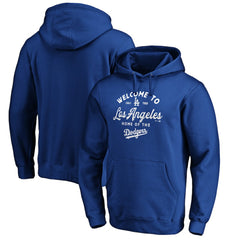 Los Angeles Dodgers Hometown Collection Long Ball Pullover Hoodie - Royal Hoodies