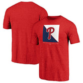 Philadelphia Phillies Pregame Vibe Tri-Blend T-Shirt - Red T-shirts