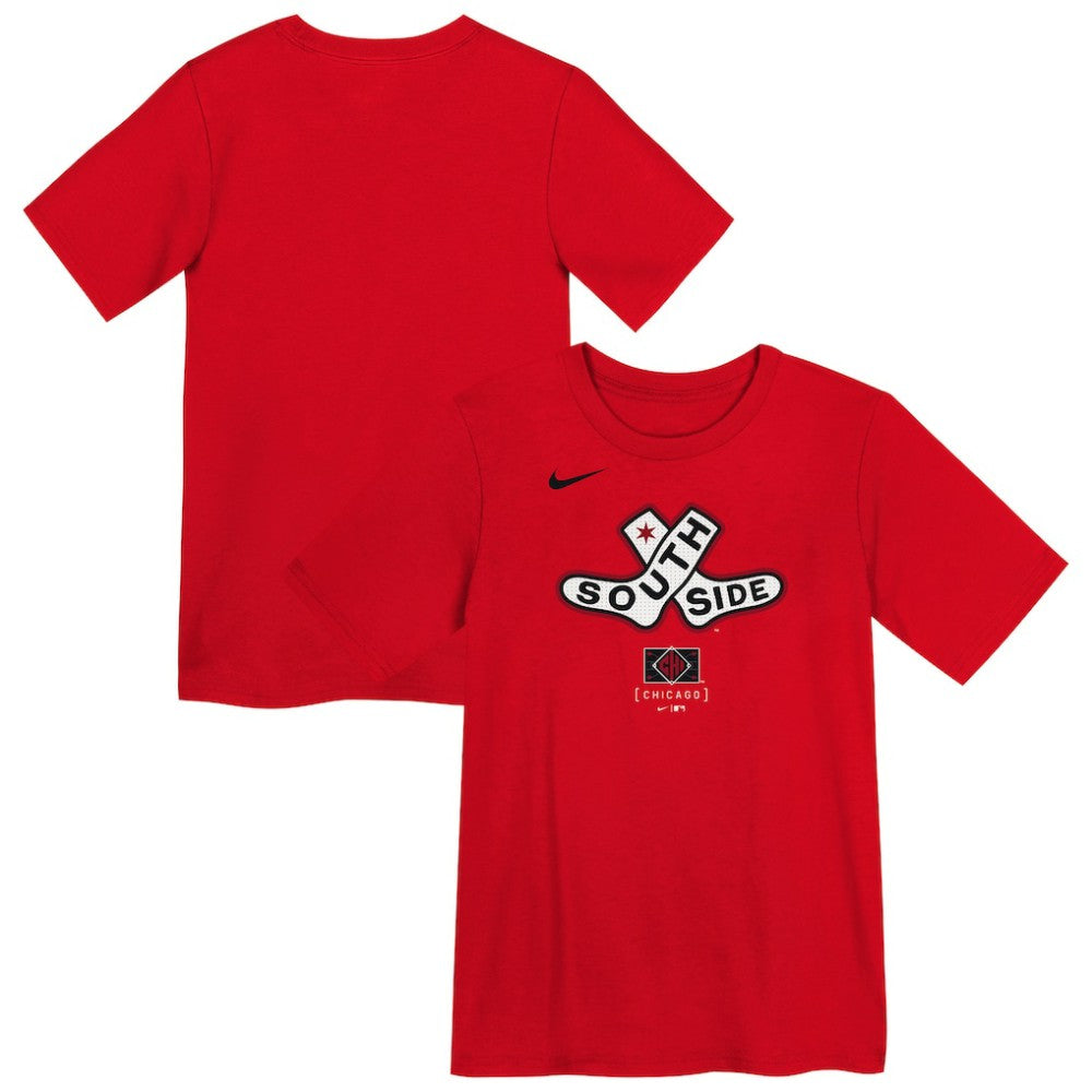 Chicago White Sox Nike Preschool 2025 City Connect Logo T-Shirt - Red T-shirts