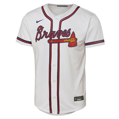 Ronald Acuna Jr. Atlanta Braves Nike Youth Home Replica Player Jersey - White Jerseys