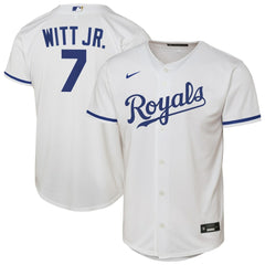 Bobby Witt Jr. Kansas City Royals Nike Youth Home Replica Player Jersey - White Jerseys