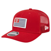 Washington Nationals New Era Flag 9SEVENTY Stretch-Snap Hat - Red Hats