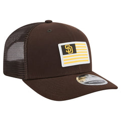 San Diego Padres New Era Flag 9SEVENTY Stretch-Snap Hat - Brown Hats