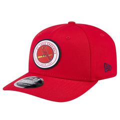 St. Louis Cardinals New Era Circle Patch 9SEVENTY Stretch-Snap Hat - Red Hats