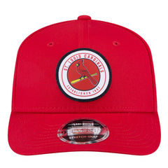St. Louis Cardinals New Era Circle Patch 9SEVENTY Stretch-Snap Hat - Red Hats