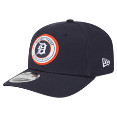 Detroit Tigers New Era Circle Patch 9SEVENTY Stretch-Snap Hat - Navy Hats