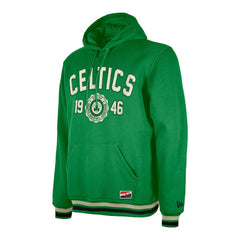 Boston Celtics Throwback Vintage Pullover Hoodie Kelly Green - New Era