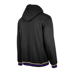 Sacramento Kings Throwback Vintage Pullover Hoodie Black - New Era