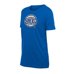 New York Knicks Women's Glam Game Flower T-Shirt Blue - New Era