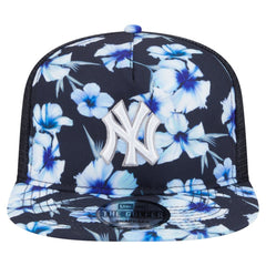 New York Yankees New Era Adventure Pattern Golfer Trucker Snapback Hat - Navy Hats