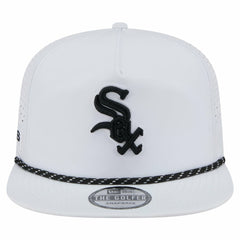 Chicago White Sox New Era Perforated Golfer Snapback Hat - White Hats