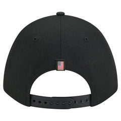 Baltimore Orioles New Era American Flag 9FORTY M-Crown A-Frame Adjustable Hat - Black Hats