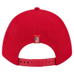 St. Louis Cardinals New Era American Flag 9FORTY M-Crown A-Frame Adjustable Hat - Red Hats