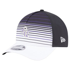 Colorado Rockies New Era Gradient 9FORTY M-Crown Adjustable Hat - Black Hats