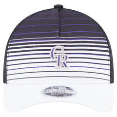 Colorado Rockies New Era Gradient 9FORTY M-Crown Adjustable Hat - Black Hats