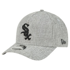 Chicago White Sox New Era Cotton Weave M-Crown A-Frame 9FORTY Adjustable Hat - Gray Hats