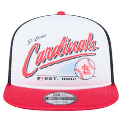 St. Louis Cardinals New Era Retro Script 9FIFTY Snapback Hat - White/Red Hats