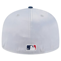 Boston Red Sox New Era Satin 59FIFTY Fitted Hat - Gray/Navy Hats