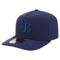 Tampa Bay Rays New Era Color Pack A-Frame 59FIFTY Fitted Hat - Navy Hats