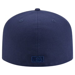 Atlanta Braves New Era Color Pack A-Frame 59FIFTY Fitted Hat - Navy Hats