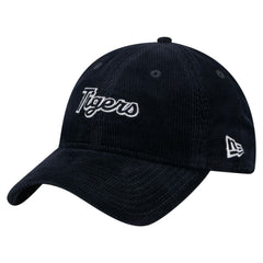 Detroit Tigers New Era Women's Corduroy 9TWENTY Adjustable Hat - Navy Hats