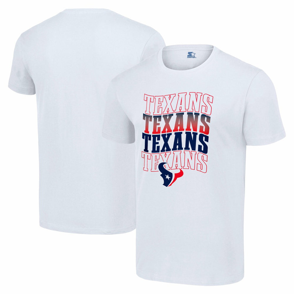 Houston Texans Starter Four Name T-Shirt - White T-shirts