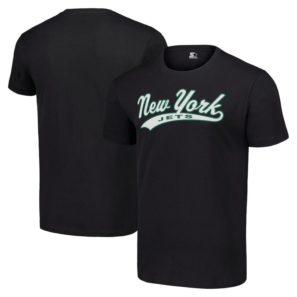 New York Jets Starter City Tailsweep T-Shirt - Black T-shirts