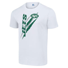 New York Jets Starter Color Scratch T-Shirt - White T-shirts
