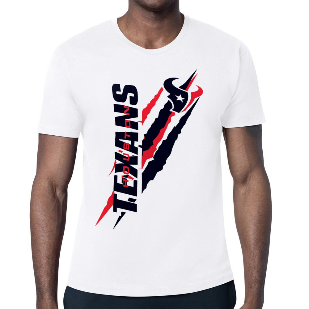 Houston Texans Starter Color Scratch T-Shirt - White T-shirts