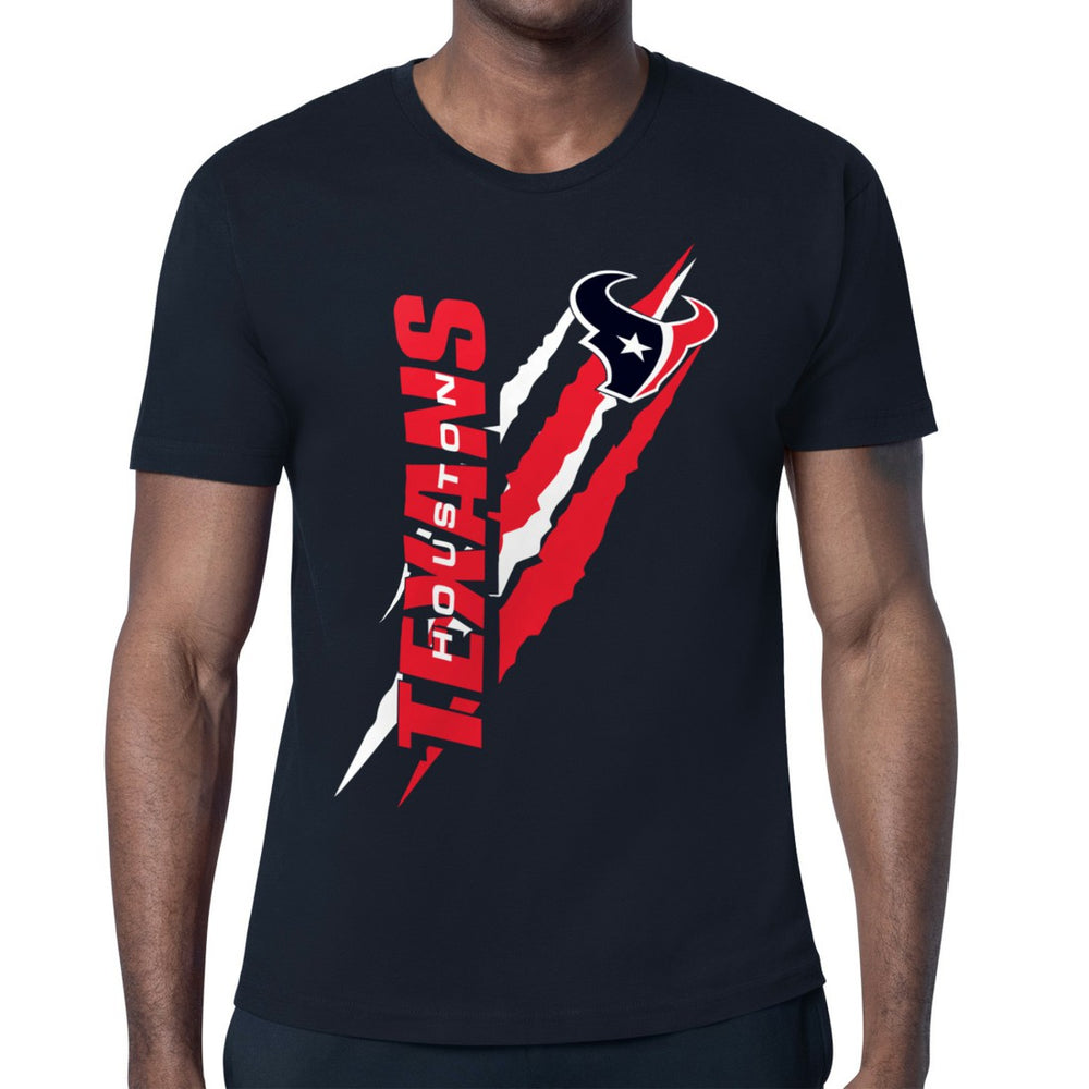 Houston Texans Starter Color Scratch T-Shirt - Navy T-shirts