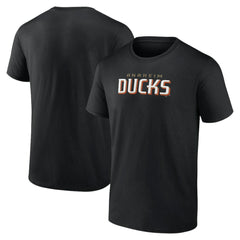 Anaheim Ducks Wordmark Logo T-Shirt - Black | US 201927014
