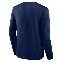 Atlanta Braves Fastball Long Sleeve T-Shirt - Navy T-shirts