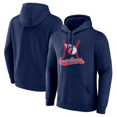 Cleveland Guardians Fastball Pullover Hoodie - Navy Hoodies