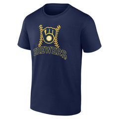Milwaukee Brewers Fastball T-Shirt - Navy T-shirts