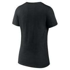 Los Angeles Dodgers Women's Fastball V-Neck T-Shirt - Black T-shirts