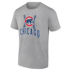 Chicago Cubs Fastball T-Shirt - Heather Gray T-shirts