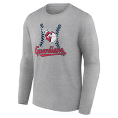 Cleveland Guardians Fastball Long Sleeve T-Shirt - Gray T-shirts
