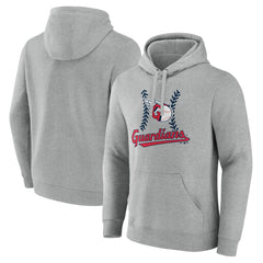 Cleveland Guardians Fastball Pullover Hoodie - Gray Hoodies