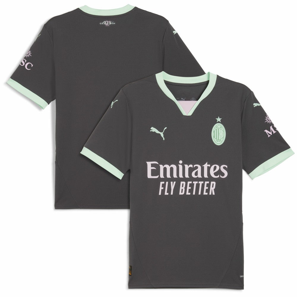 AC Milan 2024/25 Third Replica Jersey Charcoal - Puma cheap