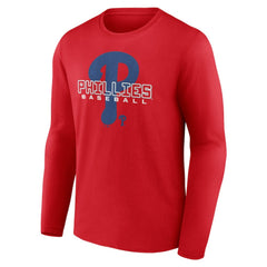 Philadelphia Phillies Stellar Long Sleeve T-Shirt - Red T-shirts