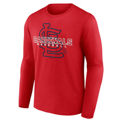 St. Louis Cardinals Stellar Long Sleeve T-Shirt - Red T-shirts