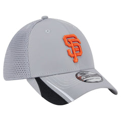 San Francisco Giants New Era Linear 39THIRTY Flex Hat - Gray Hats