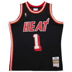 Chris Bosh Miami Heat 2013/14 Hardwood Classics Swingman Jersey Black - Mitchell & Ness