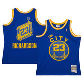 Jason Richardson Golden State Warriors 2004/05 Hardwood Classics Swingman Jersey Royal - Mitchell & Ness