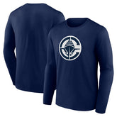 LA Clippers Primary Logo Long Sleeve T-Shirt Navy