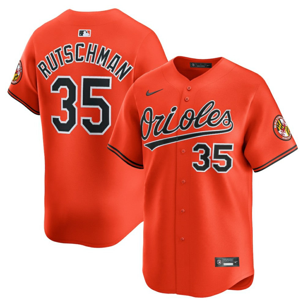 Adley Rutschman Baltimore Orioles Nike 2nd Alternate Limited Player Jersey - Orange Jerseys