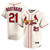 Lars Nootbaar St. Louis Cardinals Nike Alternate 2 Limited Jersey - Cream Jerseys