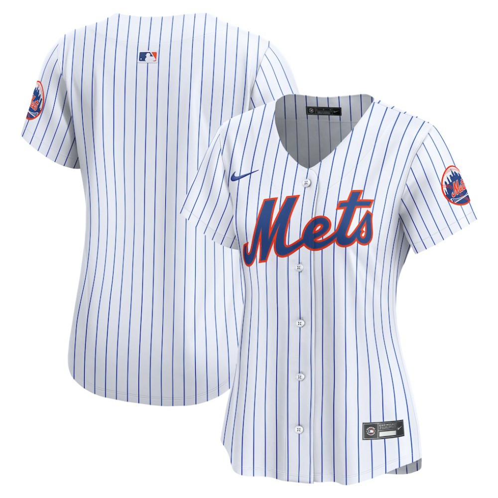 New York Mets Nike Women's Home Limited Jersey - White Jerseys