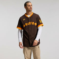 San Diego Padres Nike Cooperstown Collection Limited Jersey - Brown Jerseys