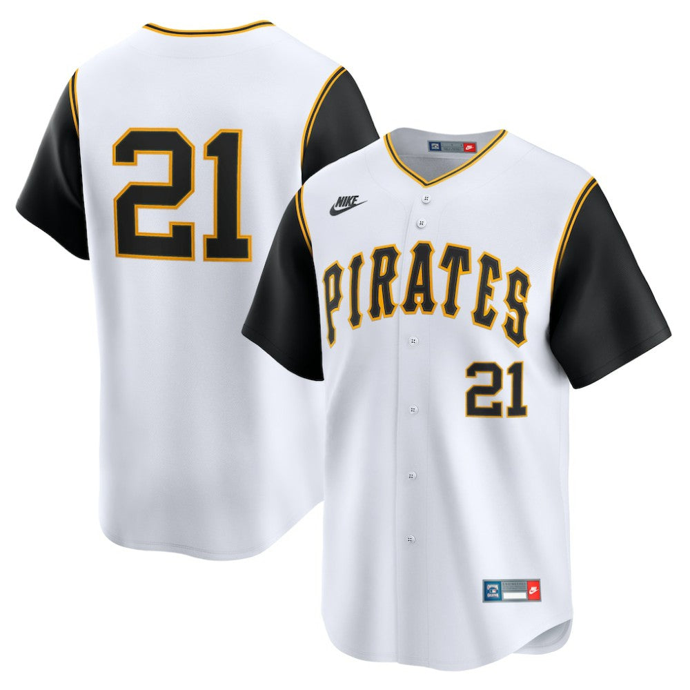 Roberto Clemente Pittsburgh Pirates Nike Cooperstown Collection Limited Jersey - White Jerseys